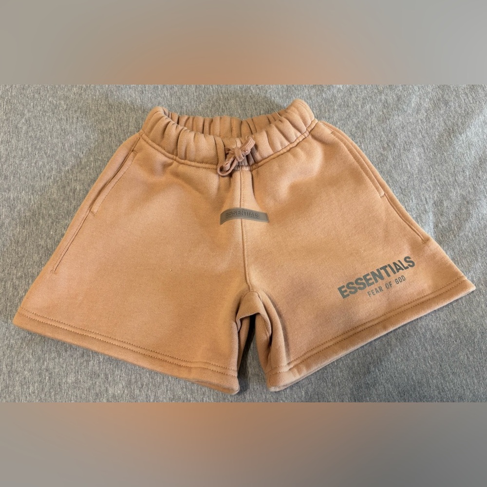 Fear of God Essentials Kids Sweatshort Matte Blush XS 4/5 Y New NO Tag